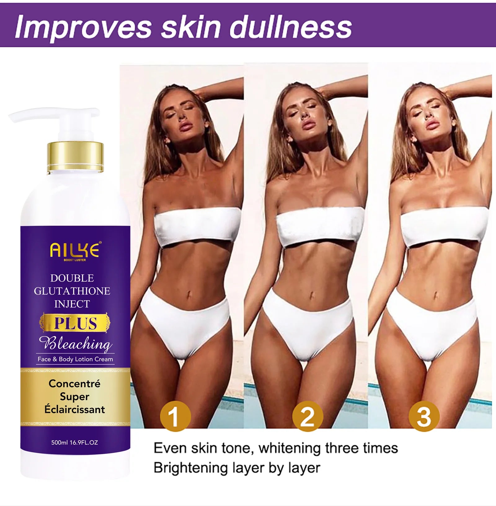 AILKE Dark Spot Remove Serum, Whitening Face Serum, Skin Brightening Discoloration Correcting Serum, Treatment For Face And Body