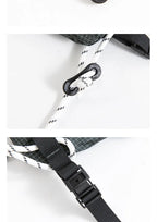 Outdoor Sports Crossbody Sling Bag Nylon Retro Waterproof Tear-Resistant for Cycling Running Hiking Outdoor Essentials