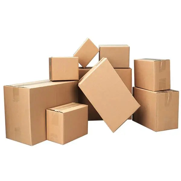 100 Pack 8x6x4 inches Small Shipping Boxes Brown Corrugated Cardboard Boxes for Packing, Mailing, Moving, Business