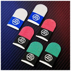 5 Pairs Gaming Finger Sleeves For Sweaty Hands Mobile Game Fingertip Gloves Anti-slip Touch Screen Finger Sleeve