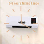 NEW Heater with Fan Heater Fan 2 in 1 Heating Nature Wind Timing Digital Display Wall Mounted Space Heater for Home  Dormitory