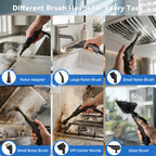2500W High Temperature Steam Cleaner 110V Portable Handheld Steam Cleaning Machine With Multiple Accessories US Plug