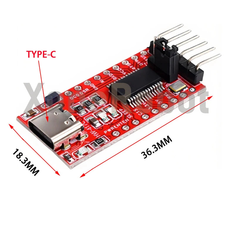 1-10PCS FT232RL FT232 FTDI USB 3.3V 5.5V to TTL Serial Adapter Module for Arduino FT232 Pro Mini Port USB TO TTL 232 Type-C USB