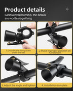 ROCKBROS Local Shipping Bicycle Bell MTB 100db Alloy  Bike Ring Copper Horn Warning Safe Crisp Cycling Bells Accessorie