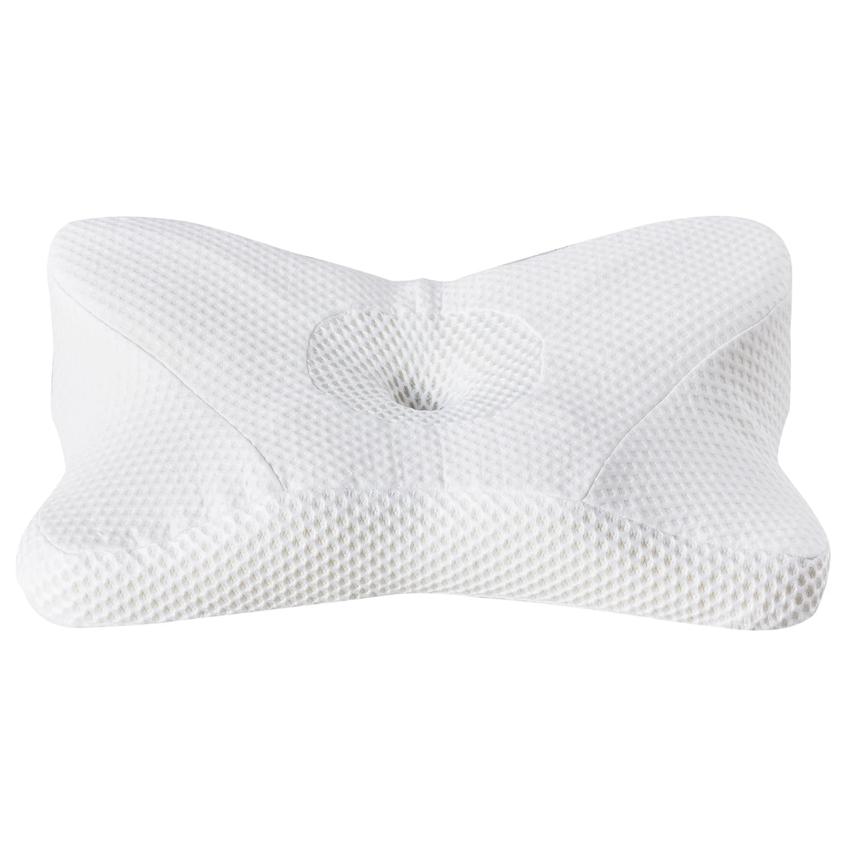 JHK King Size Ergonomic Memory Foam Bed Pillow with Cooling Pillowcase Cervical Contour Pillows For Back Stomach Sleepers