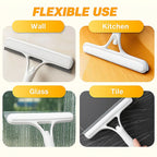 3-in-1 multifunctional glass wiper with spray bottle to clean the floor and scrub household car cleaning tools.