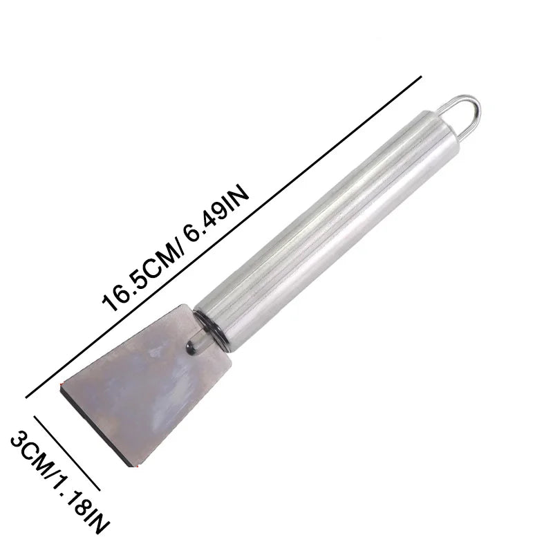 Daily Home Stainless Steel Kitchen Scraper - Pot Stove Tough Stain Cleaning Tool Daily Kitchen Cleaning Helper