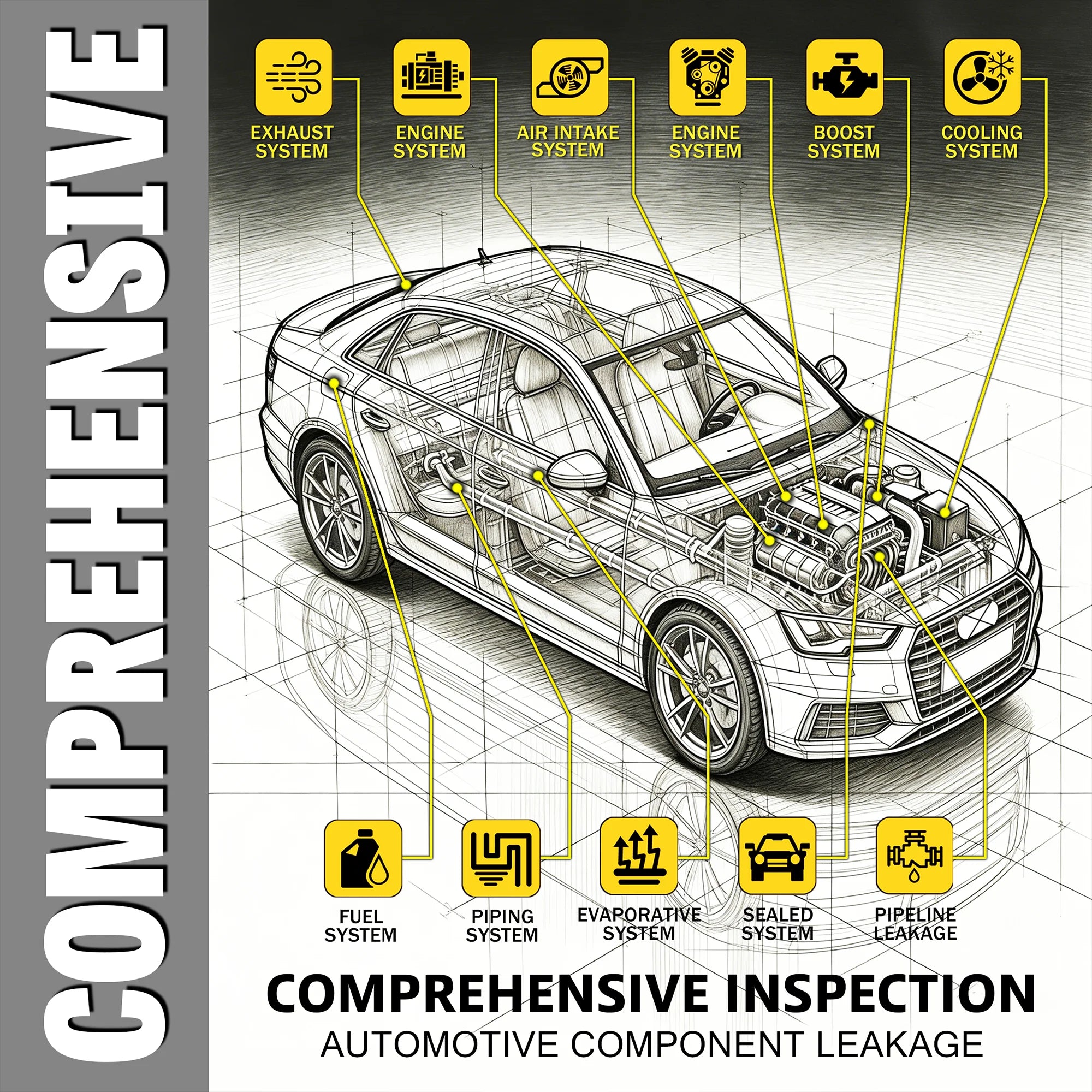 Automotive Smoke Leak Detection/Vacuum Leak Detection Tool