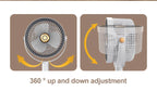 Wireless Fan Height Adjustable Outdoor Travel Camping Long Endurance USB Charging Portable Student Dormitory High Wind Power