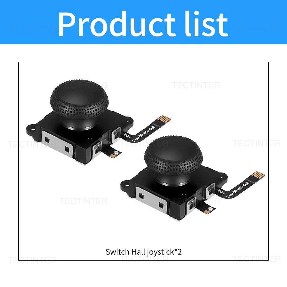 2-4PCS Replacement Hall Effect Joystick For NS Switch/Lite/OLED Joypad Controller 3D Analog ThumbStick Repair Parts Accessories