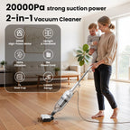 Vastorm R7 Corded Vacuum Cleaner 600W 20Kpa Powerful Suction Household Handheld Stick Vacuum Portable 3 in 1 Lightweight Cleaner 5M Long Cable Bagless Upright Vacuum for Hardwood Floor Carpet Pet Hair Cleaning