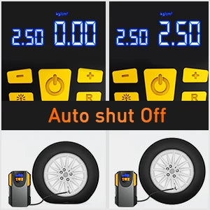 Nilight Tire Inflator Portable Air Compressor, Car Air Pump 150PSI Digital Tire Pressure Gauge Auto Shutoff Tire Pump for Car