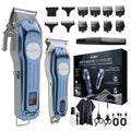 Sejoy Rechargeable Hair Clipper Combo Professional Electric Hair Trimmer Set Cordless Haircut Machine Kits for Barber