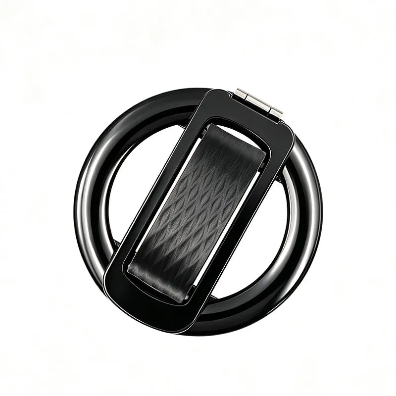Universal Magnetic Folding Phone Grip Silicone Finger Phone Holder Ring 360° Rotation for MagSafe Holder iPhone 17 Xiaomi