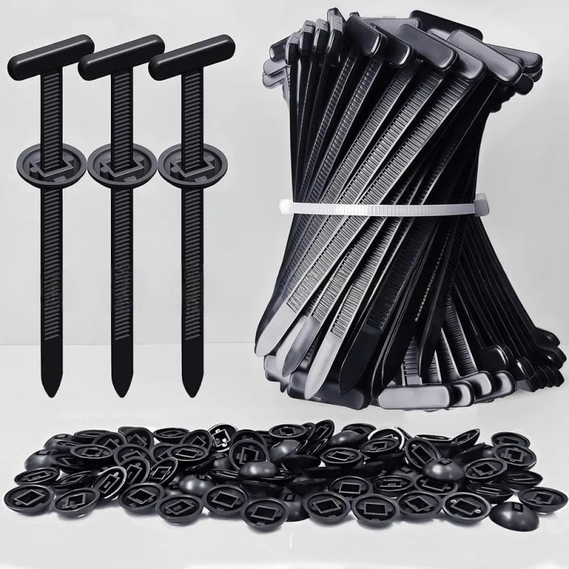 Cable Tie Buckle Fixed Through The Core Nail Cable Tie Buckle Mudguard Fender Inner Lining Trunk Buckle