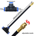 GEEIRR Irrigation spray nozzles kit For Greenhouse Garden Flowers Plant Watering 360° Adjustable Misting Cooling systems