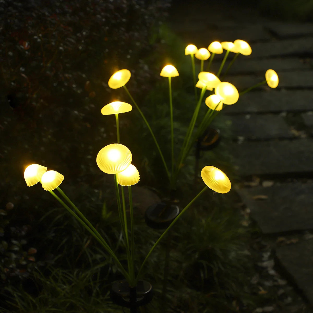 Solar Garden Lights Solar LED Lights Outdoor Waterproof with Mushroom for Outside Pathway Patio Yard Decor Gifts