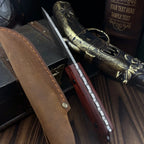 Hunt Saddle Mountain Skinner Fixed Blade Knife S30V Steel Wood Handle Survival Fishing Camping Outdoor Knife