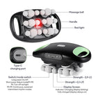 18-Head Fascia Gun High Frequency Vibration Deep Tissue Muscle Stimulate Muscle Fascia Body Massager Red Light Masajeador