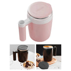Auto Stirring Coffee Mug with Lid 400ml Birthday Gift Electric Mixing Cup for Tea Milk Hot Chocolate Coffee Women and Men