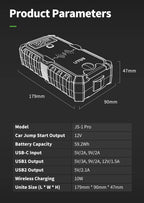 UTRAI Power Bank  4000A Jump Starter Portable Charger Car Booster 12V Auto Starting Device Emergency Car Battery Starter