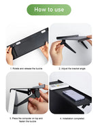 1PC Hot Selling Computer and TV Screen Storage Rack Wireless Router Set-top Box Rack No Perforated Storage Bracket Divine Tool