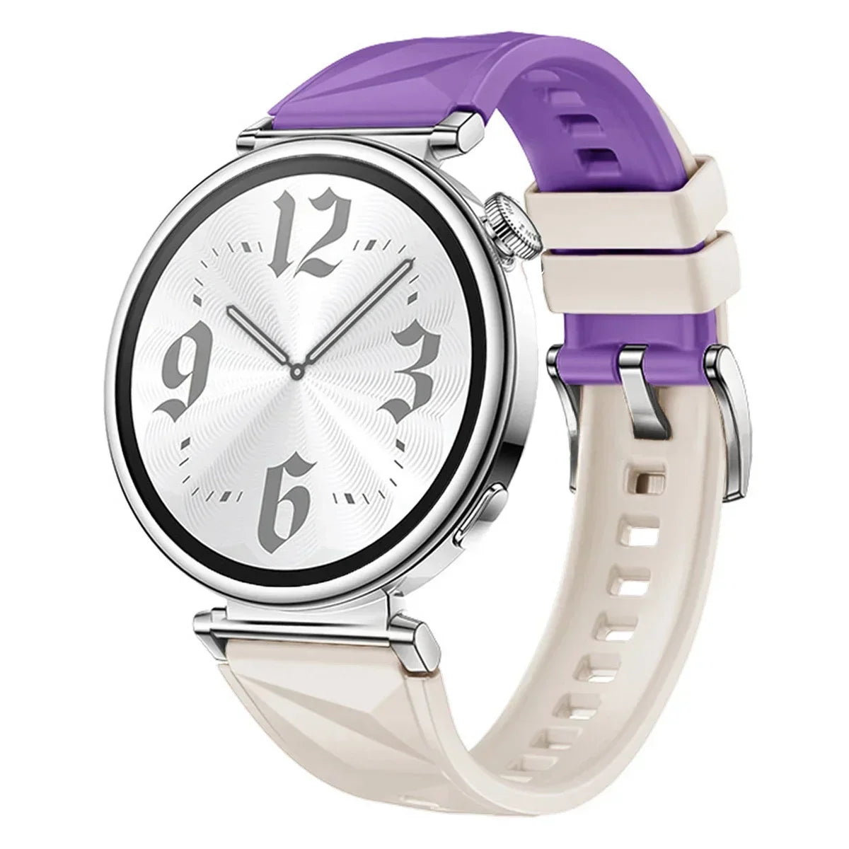 18mm Women Strap for Huawei Watch GT6/5 41mm Sport Silicone Replacement Band for Huawei Watch GT4 41mm Breathable 18mm Wristband