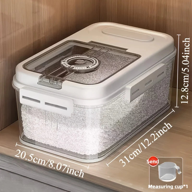 Bread Box For Kitchen Countertop, Airtight Bread Storage Container, Time Recording Bread Keeper with Lid,Bread Storage For Homemade Breads, Toast, And Cookies, White Bread Holder.