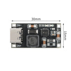 5Pcs/1pc TP5000 Charging Management Power Supply Module Board 2A Compatible 4.2V 8.4V Single and Double Lithium Batteries TYPE-C