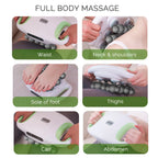 18-Head Fascia Gun High Frequency Vibration Deep Tissue Muscle Stimulate Muscle Fascia Body Massager Red Light Masajeador
