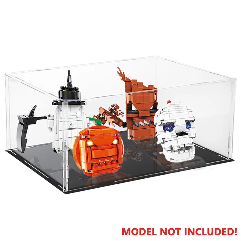 1:14 Scale Transparent Acrylic Display Box, Suitable for the Protection and Display of Toy Car Models, Building Blocks, Small Collectibles, and Figurines (Inner Dimensions 37X19X12Cm)