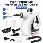 High Temperature Handheld Steam Cleaner 9 Piece Set, 350ML Portable Steamer For Kitchen Bathroom Car Tile And Grout Cleaning