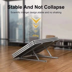 Foldable Laptop Stand Adjustable Portable Foldable Bracket Support Base ABS Plastic Holder For Macbook Laptop PC Accessories