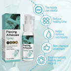 Gentle Liquid Cleaner Fluid Spray Piercing Aftercare Mist Ear Piercing Care Solution For Ear Nose Belly Piercings Gentle Mist