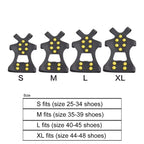 Outdoor Snow Claw Shoe Covers for Men and Women 10 Teeth Rock Climbing Crampons Non-Slip Climbing Cleats Hiking Accessories