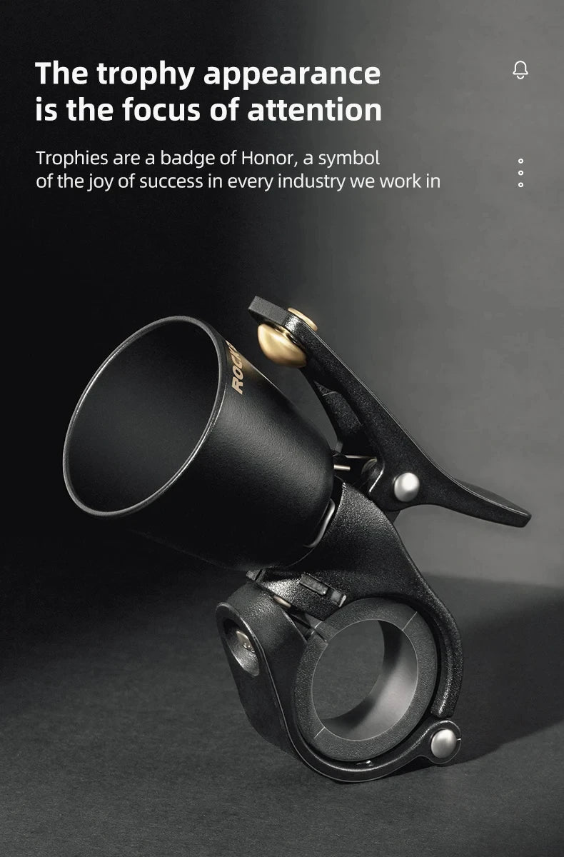 ROCKBROS Local Shipping Bicycle Bell MTB 100db Alloy  Bike Ring Copper Horn Warning Safe Crisp Cycling Bells Accessorie