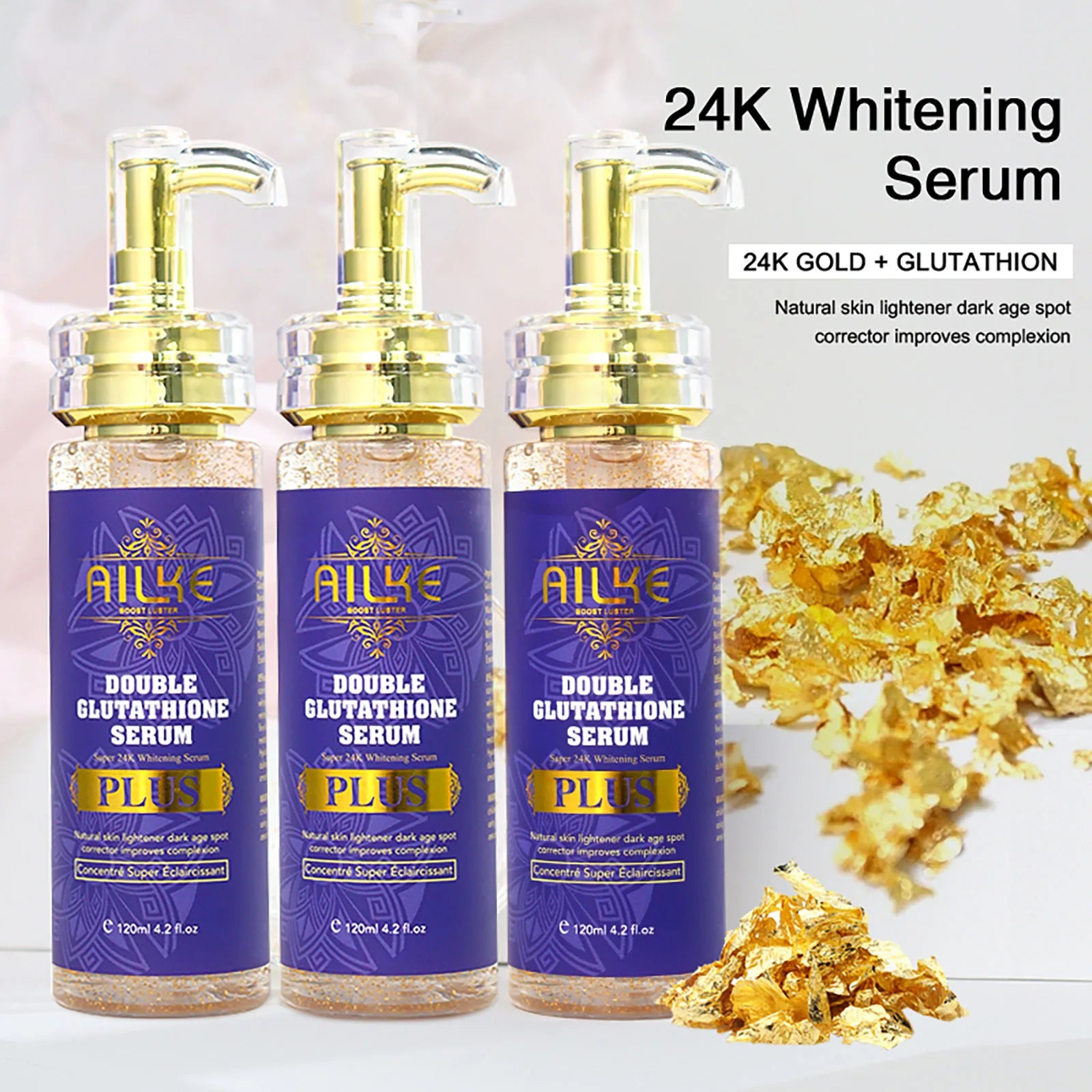 AILKE Anti-Black Spots Serum, Brightening Essence for an Even & Radiant Complexion, Reduce Freckles, Pigmentation, 120 ml