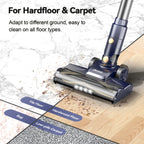 INSE I8 Corded Vacuum Cleaner Free-Stand Stick Vacuum 25KPa 600W Powerful 6 In1 Lightweight Handheld Cleaner for Carpet Pet Hair