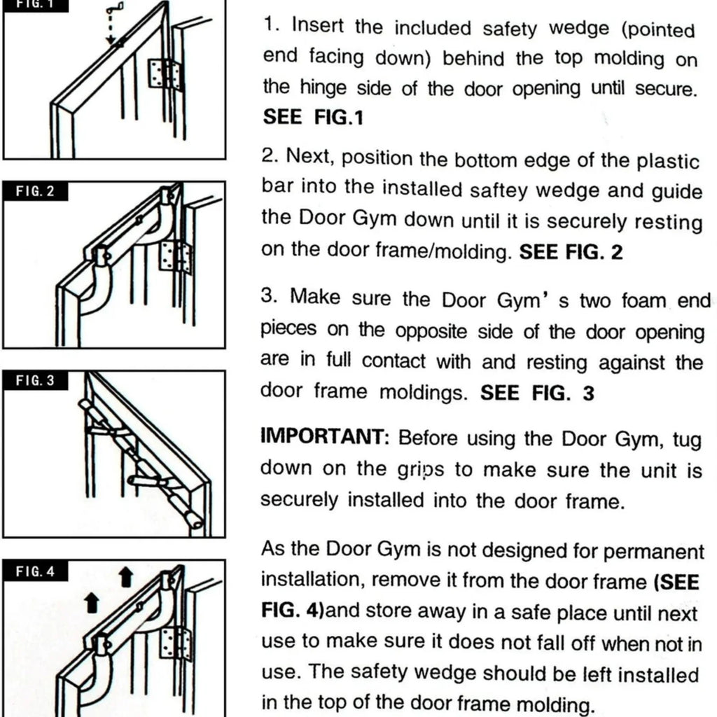 Doorway Chin Up Bar Pull Up Bar Sit Up Mutil-Function Home Gym Strength Training