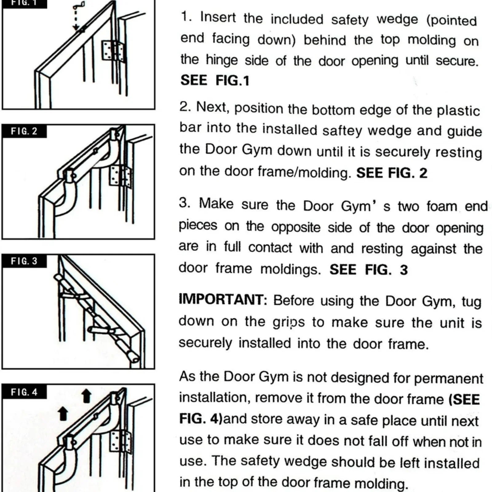 Doorway Chin Up Bar Pull Up Bar Sit Up Mutil-Function Home Gym Strength Training