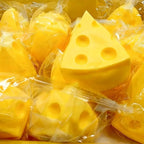 Random Slow Rising Squishy Set, Cheese Bun Dumpling Bread Bear Squeeze Toys, Sensory Stress Relief for Adults