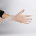 200pcs Elastic Clear Disposable PE Gloves (26.4cm) - Food-Grade Protective Gloves