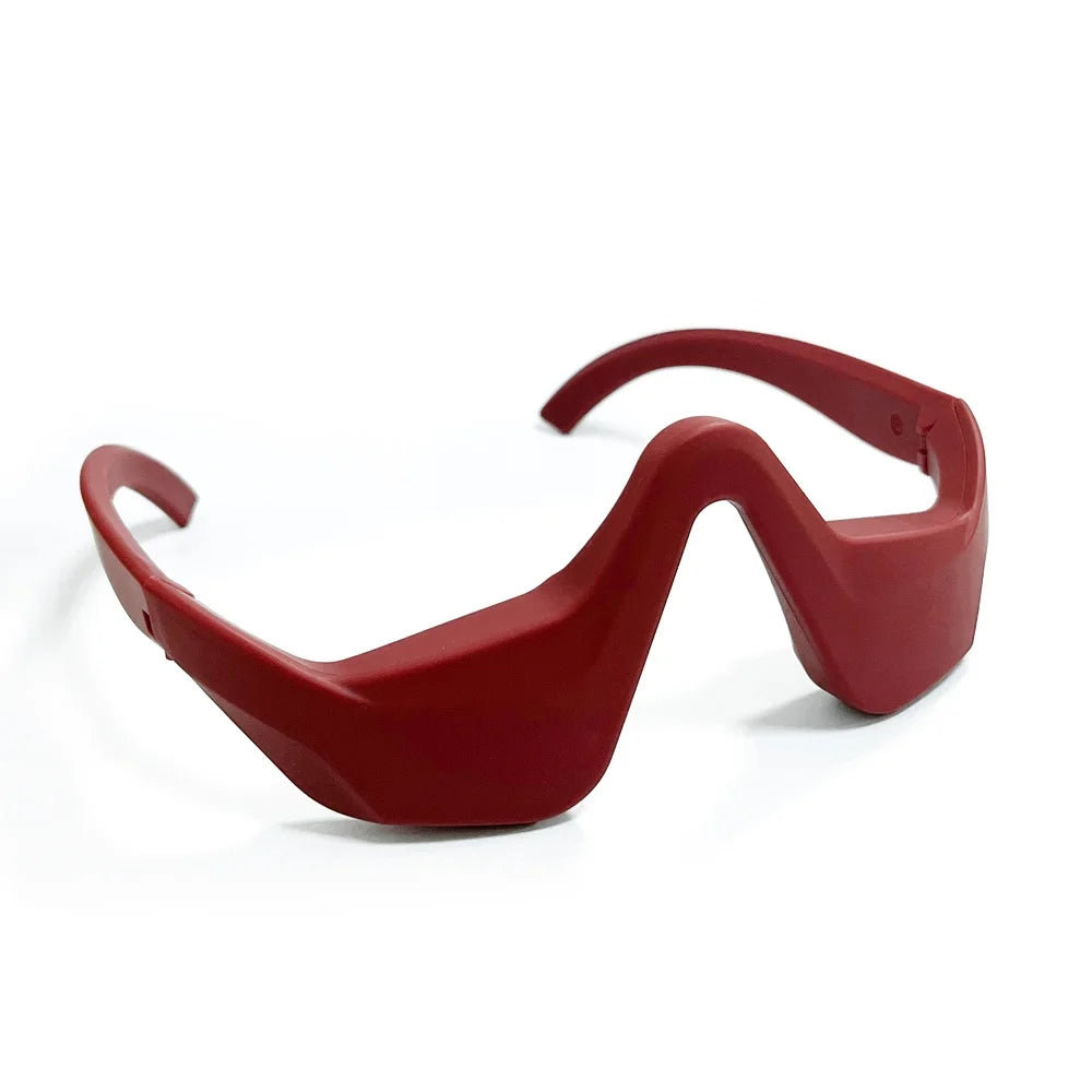 Red Eye Massager Under-Eye Glasses Massager Relieves Eye Fatigue Eyes Massage Glasses Eye Fatigue Relief Massager