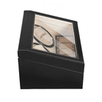 4+6 Watch Winder Automatic Watches Shaker PU Leather Mechanical Watch Box Watch Jewelry Display Box Storage Case