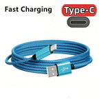 Flash sale USB A to Type C Charging Cable Nylon Data Cable Fast Charger For Huawei Samsung Android phone Type C Charging Device 1M 2M 3M