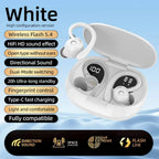 K09 Wireless Earphones Bluetooth Earbuds Dual Ear In-Ear Headphones with Digital Display Noise Reduction for Business And Sports