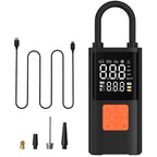 3-in-1 Portable Air Compressor & Tire Inflator, 150 PSI, Emergency Power Bank & LED Light, USB-C Rechargeable, Suitable for Car