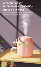 250ML Mini USB Air Humidifier Aroma Diffuser Essential Oil Cool Mist Maker RGB LED Night Light Quiet for Home Car Office Bedroom