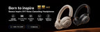 Baseus Bass Wireless Headphones Bluetooth 6.0 98% Noise Canceling Over Ear Headset Spatial Audio Earphone 80H Time