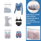 1/2/4/5/10Pcs Mesh Laundry Bags Durable Honeycomb Mesh Laundry Organizer Bags Reusable Washing Machines Bag Mesh Bra Bag